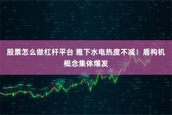 股票怎么做杠杆平台 雅下水电热度不减！盾构机概念集体爆发